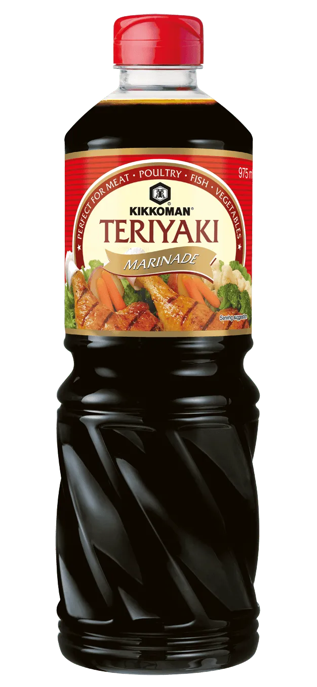 [Translate to Rumänisch:] Kikkoman Teriyaki Marinade 975 ml PET