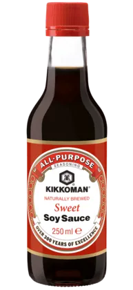 [Translate to Rumänisch:] Kikkoman Naturally Brewed Sweet Soy Sauce 250 ml bottle