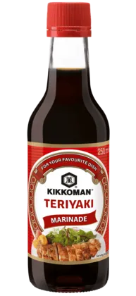 [Translate to Rumänisch:] Kikkoman Teriyaki Marinade 250 ml bottle